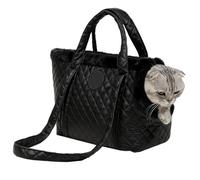 Cat Carrier - Waterproof Shoulder Strap Pack, Portable Winter Warm Pet Bag for Cats, Puppies, and Kittens | Adjustable Travel Tote for Walking, Car Rides, Outdoor Trips, and Public Transit