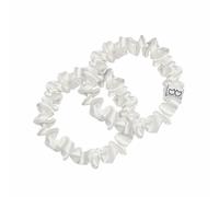 Cat & Cat Set di Due Elastici per Capelli in Seta, Pure Nature 2 pz