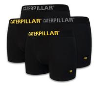 CAT Caterpillar Boxer nero | Taglie M, L, XL, XXL, XXXL, 2XL, 3XL | Boxer da uomo | Pantaloncini retrò senza etichette | 4 | 8 | Confezione da 12 pezzi, Nero , 3XL