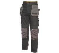 Cat Caterpillar H2O Defender Pantaloni da Lavoro Impermeabile Nero Tgl 32x34
