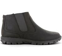 CAT Caterpillar Hoffman Casual Uomo Chelsea Boot Stivali Nero-Marrone P720659