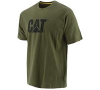 CAT Caterpillar Men's Iconic Logo Premium Ringspun Combed Cotton Tee