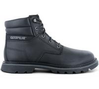 CAT Caterpillar Quadrati - Uomo Invernali Boots In Pelle Neri P723802 NUOVO