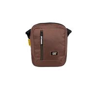CAT Caterpillar Raymond 83614-666 - Borsa a tracolla robusta per uomo e donna - 2 litri di volume con scomparto per tablet - Pratica borsa a tracolla - Marrone (toffee)