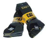 Cat Caterpillar Universal, calzini da uomo, 6|9|12|24 paia, colori e misura a scelta in Nero, Blu, Grigio, In 35 - 40 | 41 - 45 | 46 - 50 (taglia grossa), Calzini 6 Paar Grau 43