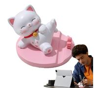 Cat Cellular Mount-Creative Kitty Desktop Porta, supporto mobile non skid | Ornamento della scrivania affascinante, dock di smartphone comune per comodino, tavolo da studio, decorazione a tema gattino