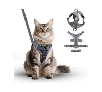 Cat Chest Straps and Belts, Anti-Escape Adjustable Soft net cat Belts, Easy to Control, Breathable, Chest Straps Set for All Types of cat Vestsï¼L