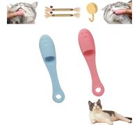 Cat Chin Brush, Cat Chin Scrubber, Silicone Scrubber For Cats Chin Cleaner, Cat Chin Cleaner Brush, Cat Chin Cleaner Silicone, Finger Brushes Suitable For Puppies And Cats (A)