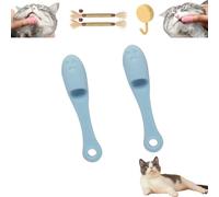 Cat Chin Brush, Cat Chin Scrubber, Silicone Scrubber For Cats Chin Cleaner, Cat Chin Cleaner Brush, Cat Chin Cleaner Silicone, Finger Brushes Suitable For Puppies And Cats (G)