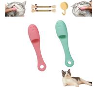 Cat Chin Brush, Cat Chin Scrubber, Silicone Scrubber For Cats Chin Cleaner, Cat Chin Cleaner Brush, Cat Chin Cleaner Silicone, Finger Brushes Suitable For Puppies And Cats (D)