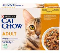 CAT CHOW Gatto Busta Multipack 10x85G POLLO E ZUCCHINE