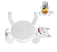 Cat Coasters, Funny Drink Mats, 6.69x4.72in 3d Printed Toys, Portable Non Slip, Authentic Resin Material for Home Decor, Desk, Party Favors, Cat Lovers, Drinks Holder
