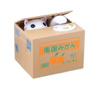 Cat Coin Bank, Cat rubando Box Coin Bank - Elettronica Carina Money Saving Coin Cats,Risparmio di latta per adulti, Panche bancomat per gli amanti dei gatti, decorazione per la casa