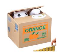 Cat Coin Bank, Cat Stealing Box Coin Bank - COIN POT POT,Giocattolo creativo per gli amanti dei gatti, canto per la decorazione della camera da letto, banca bancomat per il compleanno