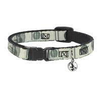 Cat Collar Breakaway with Bell 100 Dollar Bill C/U NARROW Fits 8.5-12"