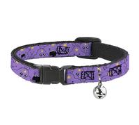 Cat Collar Breakaway with Bell Adventure Time Lumpy Space Princess Expressions S