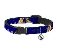 Cat Collar Breakaway with Bell Aladdin & Jasmine Magic Carpet Ride Scenes NARROW