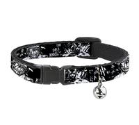 Cat Collar Breakaway with Bell Batman THE DARK KNIGHT and Joker Smiling Sketch C