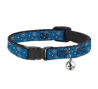 Cat Collar Breakaway with Bell Captain America Fireworks Icons Blue/Red/White NA