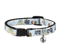 Cat Collar Breakaway with Bell Cinderella Pumpkin Coach and Mice Pose with Scrip