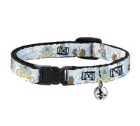 Cat Collar Breakaway with Bell Cinderella Pumpkin Coach and Mice Pose with Scrip
