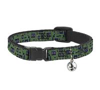 Cat Collar Breakaway with Bell Circuit Board NARROW Fits 8.5-12"