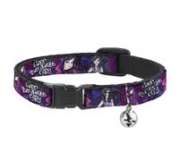 Cat Collar Breakaway with Bell Descendants Mal 3-Poses GOOD ISN'T ALWAYS/Hearts/