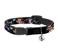 Cat Collar Breakaway with Bell Dora & Boots Pose/Floral LET'S PLAY/VAMOS A JUGA
