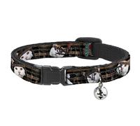 Cat Collar Breakaway with Bell Dream Catcher Cats NARROW Fits 8.5-12"