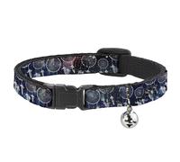 Cat Collar Breakaway with Bell Dream Catcher Galaxy/White NARROW Fits 8.5-12"