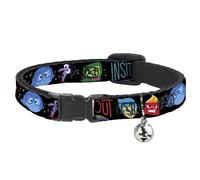Cat Collar Breakaway with Bell INSIDE OUT/Emotion Expressions/EVERY DAY IS FULL