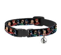 Cat Collar Breakaway with Bell Justice League Elite Forces Superheroes NARROW Fi
