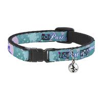 Cat Collar Breakaway with Bell Little Mermaid Silhouette Scenes PART OF YOUR WOR
