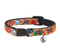 Cat Collar Breakaway with Bell Marvel 9-Avengers Halloween Jack-O-Lantern Pumpki
