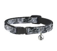 Cat Collar Breakaway with Bell Mi Vida Loca NARROW Fits 8.5-12"