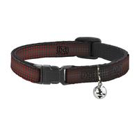Cat Collar Breakaway with Bell Micro Polka Dots Transitions Black/Red NARROW Fit