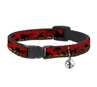 Cat Collar Breakaway with Bell Mufasa & Simba JUST CAN'T WAIT TO BE KING/Family
