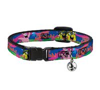 Cat Collar Breakaway with Bell Nerd SpongeBob & Patrick Starfish Running JUMPIN'