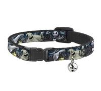 Cat Collar Breakaway with Bell Nightmare Before Christmas 4-Character Group/Ceme