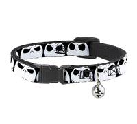 Cat Collar Breakaway with Bell Nightmare Before Christmas 7-Jack Expressions CLO