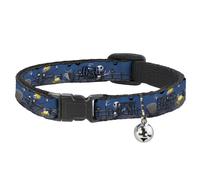 Cat Collar Breakaway with Bell Nightmare Before Christmas Jack, Zombie Duck & Ze