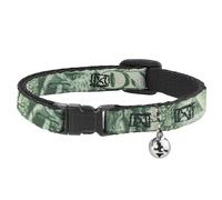 Cat Collar Breakaway with Bell One Dollar Bill Eye of Providence/Bald Eagle CLOS