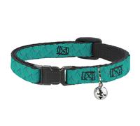 Cat Collar Breakaway with Bell PDX Airport Carpet Old NARROW Fits 8.5-12"