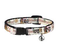 Cat Collar Breakaway with Bell Pocahontas and Meeko Compass Pose with Script and