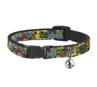 Cat Collar Breakaway with Bell Scooby Doo and Shaggy Poses/Munchies Tie Dye Mult