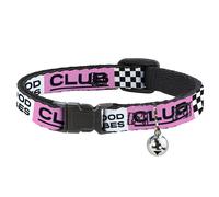 Cat Collar Breakaway with Bell Sensational Six GOOD VIBES CLUB Pose Blocks Multi