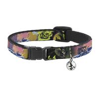 Cat Collar Breakaway with Bell Sleeping Beauty & Maleficent/Maleficent Dragon Sc