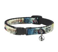 Cat Collar Breakaway with Bell Snow White/Dwarves/Old Witch/Evil Queen Scenes NA