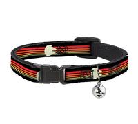 Cat Collar Breakaway with Bell Star Wars Millennium Falcon Stripe Black/Multi Co
