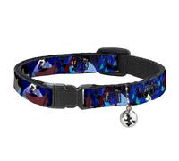 Cat Collar Breakaway with Bell The Little Mermaid Ariel & Eric Boat Scenes NARRO